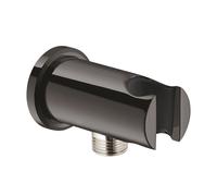 Grohe Rainshower supporto doccetta con attacco per tubo flessibile, 26658A00, Rainshower hard graphite [Rubinetteria Bagno > Prese d‘Acqua]