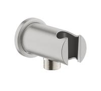 Grohe Rainshower supporto doccetta con collegamento tubo flessibile, 26658DC0, Rainshower supersteel [Rubinetteria Bagno > Prese d‘Acqua]