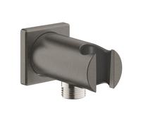 Grohe Rainshower supporto doccetta con collegamento tubo flessibile, 26659AL0, Rainshower hard graphite spazzolato [Rubinetteria Bagno > Prese d‘Acqua]