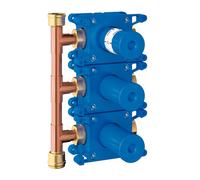 Grohe Rapido C scatola di installaziokne per set montaggio finitura valvola tripla da incasso 27625, 35031000, Rapido [Rubinetteria Bagno > Accessori di Montaggio per Rubinetteria Bagno]