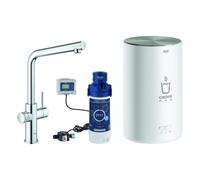 Grohe Red Duo robinet et chauffe-eau taille M, bec en L, 30327001, 30327001, Colorazione: cromo