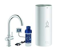 Grohe Red Duo robinet et chauffe-eau taille L, bec C, 30079001, 30079001, Colorazione: cromo
