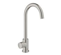 Grohe Red rubinetto da cucina, con sistema per acqua calda e di filtraggio, orientabile, 30085DC1, Red supersteel [Rubinetteria da Cucina > Rubinetti da Cucina con Trattamento dell’Acqua]