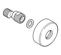 Grohe raccordo a S, 12662AL0, Universal hard graphite spazzolato [Rubinetteria Bagno > Ricambi Rubinetteria Bagno]