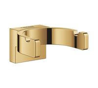 Grohe Selection 41049GL0 gancio appendiabito doppio in metallo, finitura oro lucido