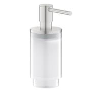 Grohe Selection 41028DC0 dispenser sapone in vetro satinato, finitura supersteel