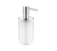 Grohe Selection 41028000 dispenser sapone in vetro satinato, finitura cromo