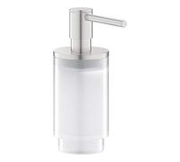 Grohe Selection 41028DC0 dispenser sapone in vetro satinato, finitura supersteel