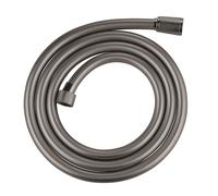 Flessibile doccia GROHE Silverflex 1,75 m, resistenza alla trazione 50 kg e alla pressione fino a 5 bar, resistenza al calore 70 °C, attacco universale G 1/2" x 1/2", Grigio Antracite, 28388A01