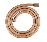 Flessibile doccia GROHE Silverflex 1,75 m, resistenza alla trazione 50 kg e alla pressione fino a 5 bar, resistenza al calore 70 °C, attacco universale G 1/2" x 1/2", Oro Rosa, 28388DA1