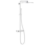 Grohe Sistema Doccia Euphoria SmartControl 310 Cube con Miscelatore Termostatico, Cromo, Soffione 310 mm 26508000