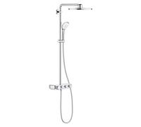 Grohe Sistema Doccia Euphoria SmartControl 310 Duo con Miscelatore Termostatico, Moon White