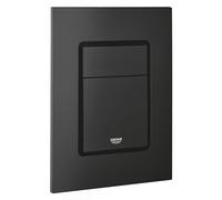 GROHE Skate Cosmopolitan S, Pisatra di azionamento per cassette da incasso (doppio scarico, montaggio verticale), 130x172 mm, nero ultra opaco, 37535KF0