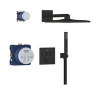 Grohe SmartControl set per vasca e doccia da incasso con termostato con soffione nero 348752430