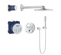 Grohe SmartControl sistema doccia da incasso, miscelatore monocomando, 34709000, SmartControl; Rainshower SmartActive cromo [Rubinetteria Bagno > Sistemi Doccia da Incasso]