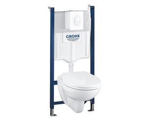 Grohe Solido Compact set 4 in 1, 39117000, Solido Compact bianco [WC > WC con Elementi Incasso]