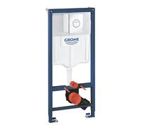 Grohe Solido elemento incasso A: 113 cm, con placca di azionamento, per WC sospeso, 38832000, Solido cromo [Elementi ad Incasso > Elementi Incasso per WC]