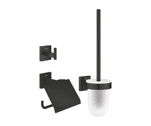 Grohe Start Cube set accessori bagno, 411232430, Start Cube nero opaco [Accessori Bagno > Set di accessori da bagno]