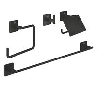 Grohe Start Cube set accessori bagno, 411152430, Start Cube nero opaco [Accessori Bagno > Set di accessori da bagno]
