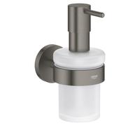 Grohe 41195AL0 Start dispenser sapone con supporto, finitura grafite spazzolato