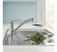 Grohe Start Eco rubinetto da cucina, orientabile, 31685000, Start Eco cromo [Rubinetti da Cucina > Rubinetti da Cucina]