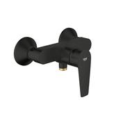 GROHE Start Edge 233472431 - Miscelatore monocomando per doccia, montaggio a parete, cartuccia in ceramica da 35 mm, valvola di non ritorno integrata, protezione contro il riflusso, colore: nero opaco