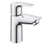 Grohe Start Edge Miscelatore Monocomando per Lavabo Taglia S, Cromo, Con piletta clic clac, mousser a bassa portata 3,5 l/min, Installazione veloce, 23898001