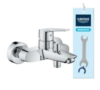 Grohe QuickFix Start miscelatore monocomando per vasca-doccia, installazione a parete, cromo - 24206002