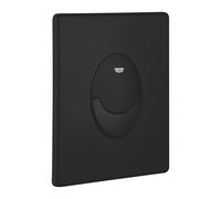 GROHE Start Placca di comando per WC sospeso QuickFix (acqua e funzionamento Start & Stop), colore: Nero opaco 389642430