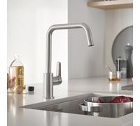 Grohe QuickFix Start - Miscelatore da lavello, supersteel 30470DC0