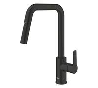 GROHE Miscelatore monocomando per lavello Start 306312430 estraibile orientabile nero opaco