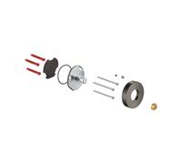 Grohe supporto per asta saliscendi, 48279AL0, Universal hard graphite spazzolato [Rubinetteria Bagno > Ricambi Rubinetteria Bagno]