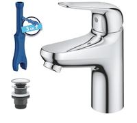 (TG. S) GROHE Swift Miscelatore monocomando per lavabo, Taglia S, cromo, 2432300