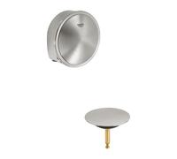 Grohe Talentofill 19952DC0 set esterno per colonna di scarico vasca, colore supersteel