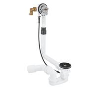 GROHE Talentofill Gruppo di Carico - Scarico Pop-Up e per Vasche Normali (con Sifone a Bottiglia e Gomito d'Uscita 45°), Nero Opaco, 289252430