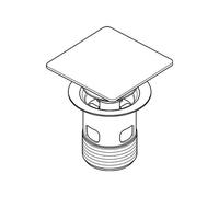 GROHE Tappo 40565 Inclusa Coppa Per Scarico Standard Hard Graphite