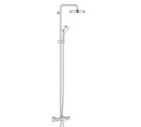 Grohe Tempesta Cosmopolitan sistema doccia, termostatico, con bocca di erogazione vasca, 26223001, Tempesta Cosmopolitan cromo/bianco [Rubinetteria Bagno > Colonne Doccia]