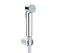 GROHE Tempesta-F Trigger Spray 30 Set Doccia Completo (1 getto a pistola, grilletto per controllo preciso, supporto a parete, SpeedClean anticalcare), Cromo, 27513001