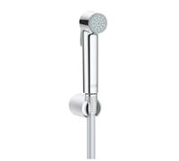 GROHE Tempesta Trigger Spray Set Doccia Completo (1 getto a pistola, grilletto per controllo preciso, SpeedClean anticalcare, flessibile antitorcitura), Cromo, 26353000
