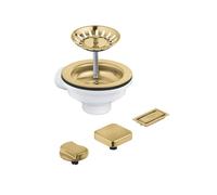 Grohe Universal set di scarico con eccentrico, 40996GN0, Universal cool sunrise spazzolato [Lavelli da Cucina > Accessori per Lavelli da Cucina]