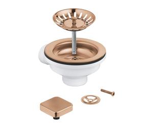 Grohe Universal set scarico con eccentrico per una vasca, 40400DL0, Universal warm sunset spazzolato [Lavelli da Cucina > Accessori per Lavelli da Cucina]