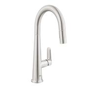 Grohe QuickFix Veletto miscelatore monocomando per lavello con doccino estraibile, colore supersteel - 30419DC0