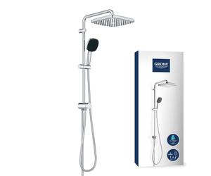 Grohe Vitalio Comfort 250 Cube Flex sistema doccia con deviatore, installazione a parete - 26698001
