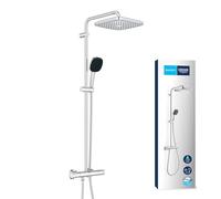 Grohe Vitalio Comfort set doccia a parete con termostato con soffione StarLight Chrome 26696001