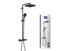 Grohe Vitalio Comfort sistema doccia, termostatico, 266962431, Vitalio Comfort nero opaco [Rubinetteria Bagno > Sistemi Doccia]