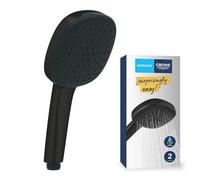 E_0002_S71003266 Grohe Soffione Grohe Nero Nero opaco Silicone Casa E Cucina