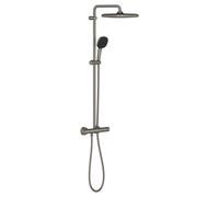 Grohe Vitalio Comfort set doccia a parete con termostato con soffione Brushed Hard Graphite 26696AL1