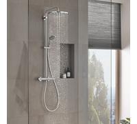 Grohe Vitalio Joy colonna doccia con termostatico, 26400001, Vitalio Joy cromo/antracite [Rubinetteria Bagno > Colonne Doccia]