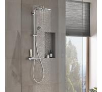 Grohe Vitalio Joy colonna doccia con termostatico, 26401001, Vitalio Joy cromo/antracite [Rubinetteria Bagno > Colonne Doccia]