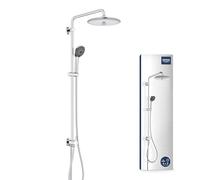 GROHE Vitalio Joy System 260, Sistema doccia con deviatore, a 3 getti, con supporto regolabile, Cromo, 27357002